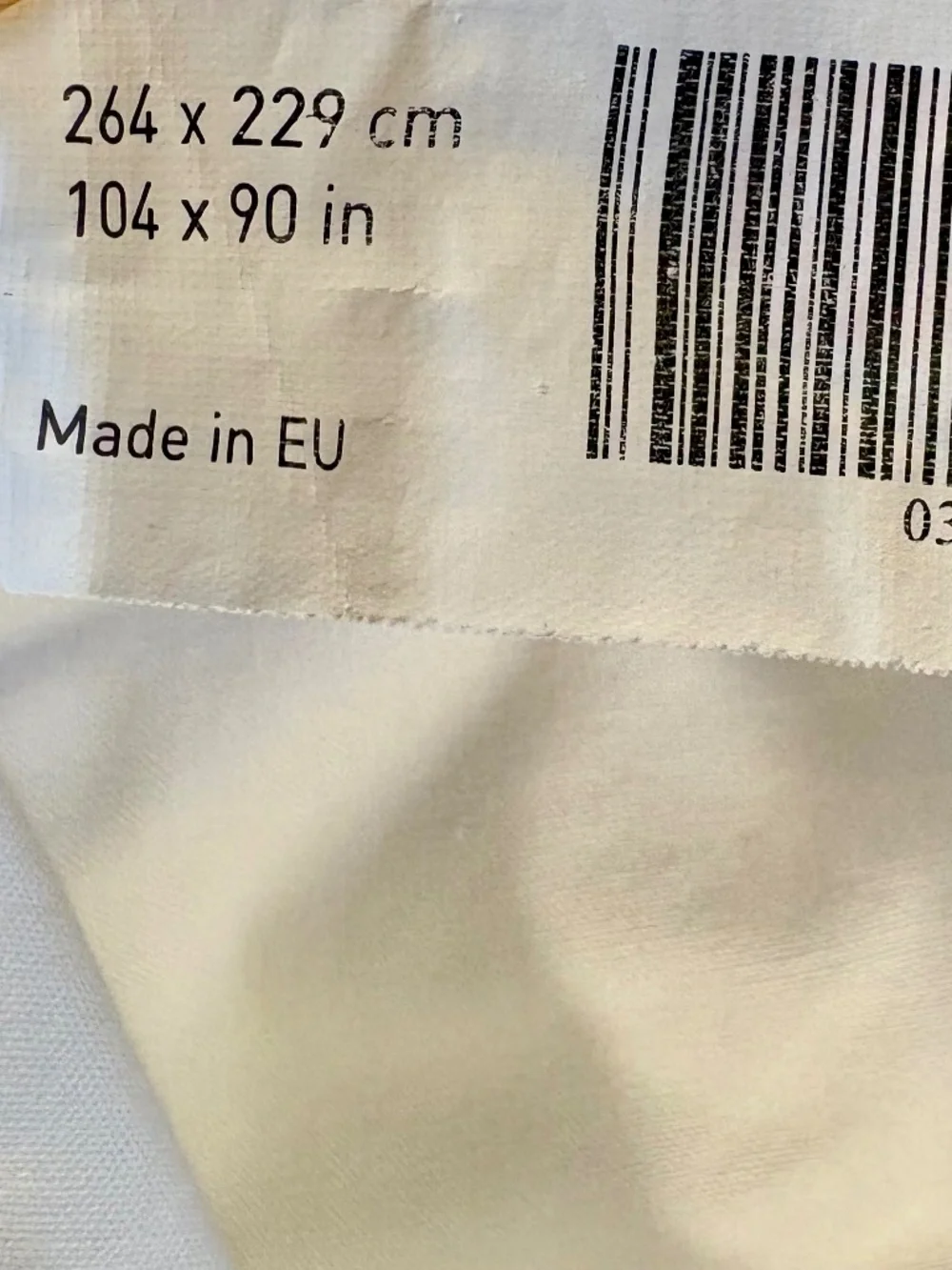 White 100% Cotton Coco-Mat Duvet Cover 104